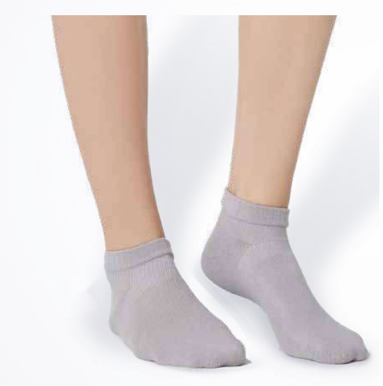 Casual Ankle Socks — Gray, Black