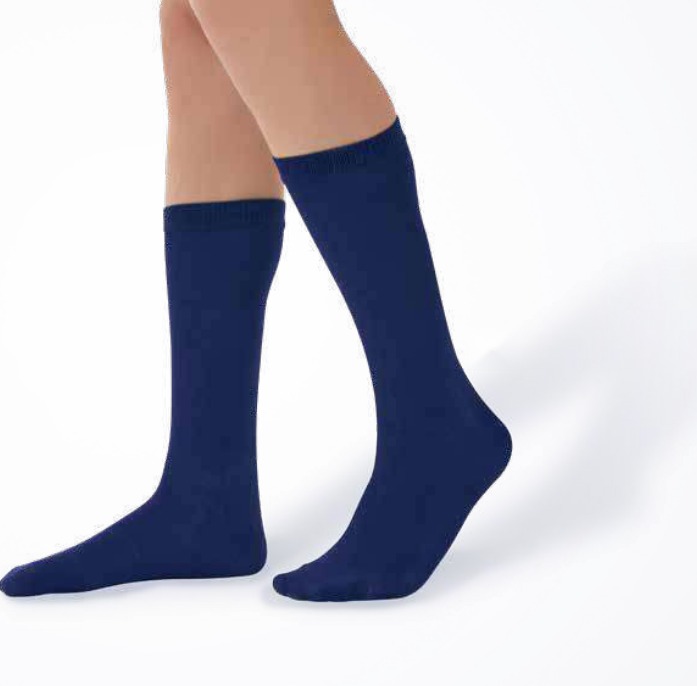 High Socks — Royal Blue, Black